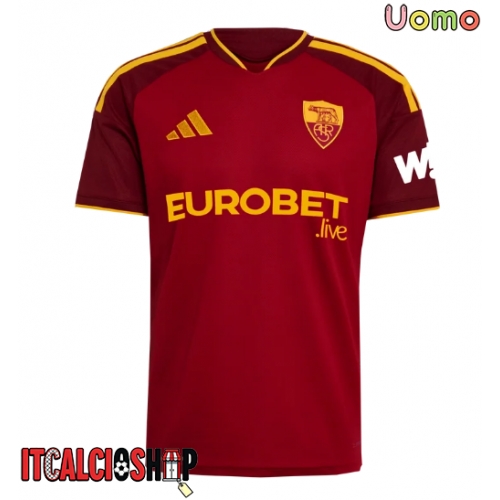 AS Roma Evan Ndicka #5 Prima Maglia 2026-27 Manica Corta